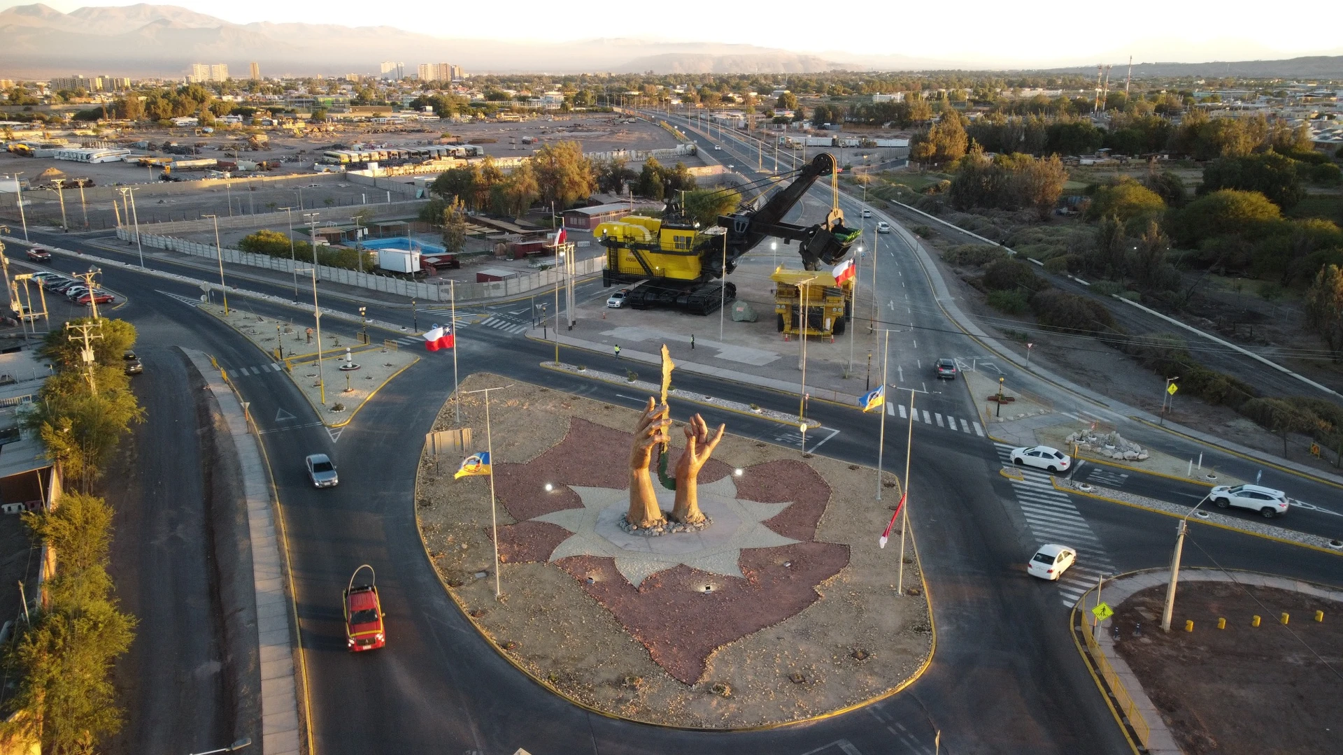 Entrada de Calama y cobertura norte de Chile